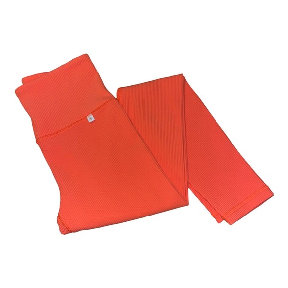 Athleta x Alicia Keys Women Orange Active Leggings Pants Small Halloween Fall - Picture 2 of 7